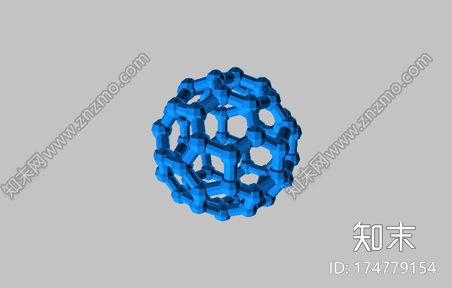 Buckyballs3d打印模型下载【ID:174779154】