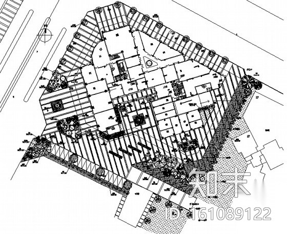 [广西]高级公寓环境景观绿化施工图施工图下载【ID:161089122】