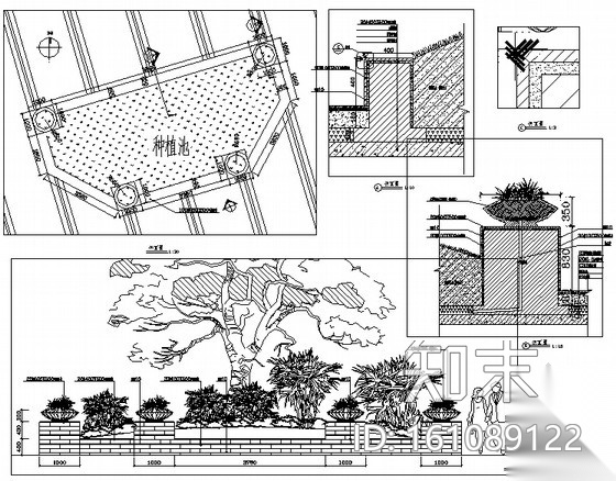 [广西]高级公寓环境景观绿化施工图施工图下载【ID:161089122】