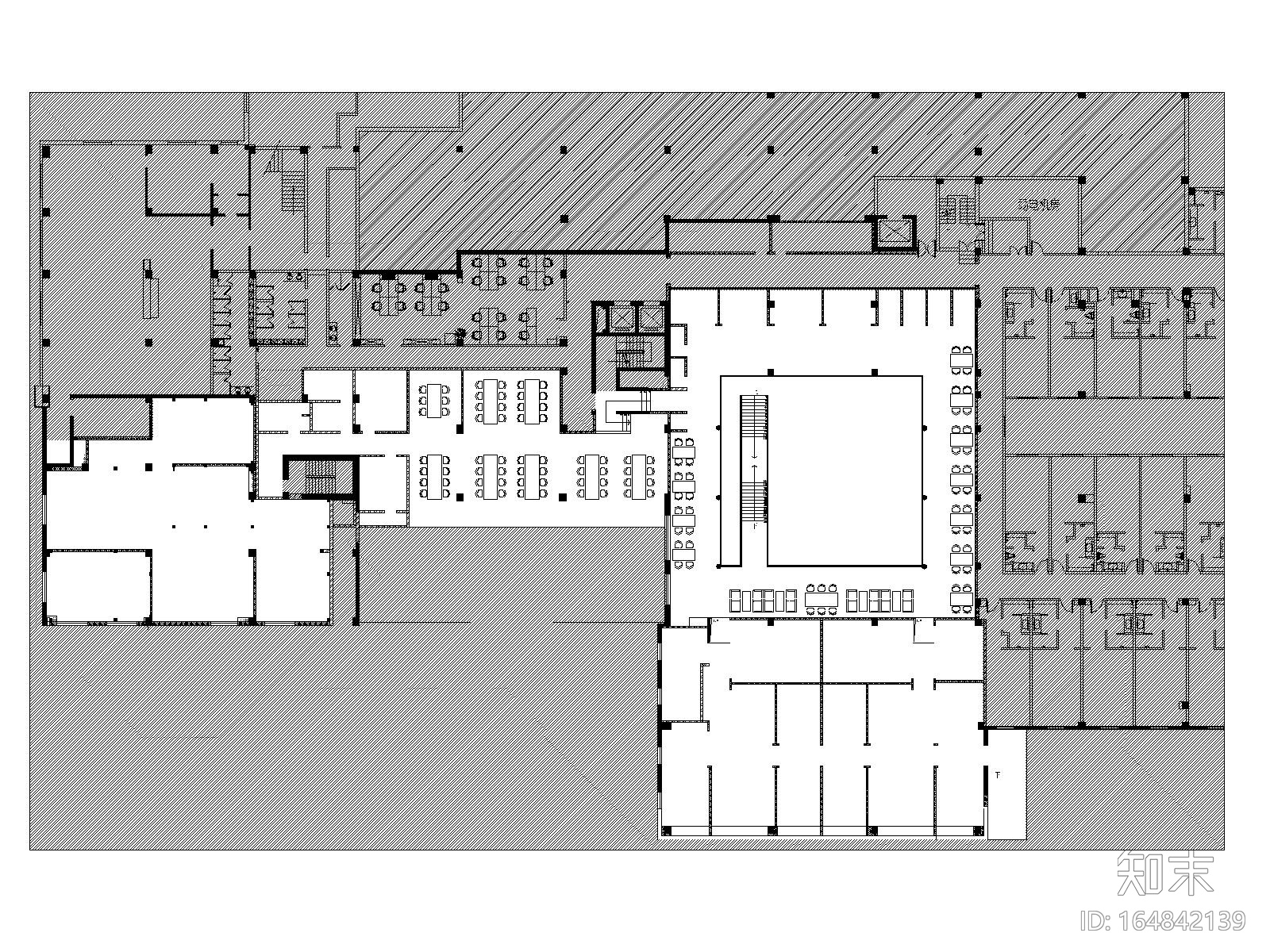 上海创客空间办公室（效果图+施工图）cad施工图下载【ID:164842139】