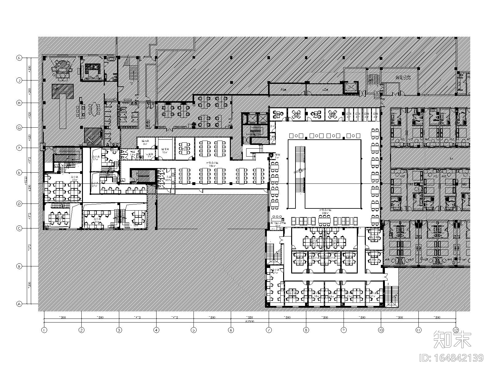 上海创客空间办公室（效果图+施工图）cad施工图下载【ID:164842139】