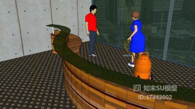 接待室SU模型下载【ID:317986686】