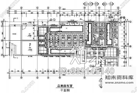 施工图公共卫生间装修施工图施工图下载【ID:632145140】