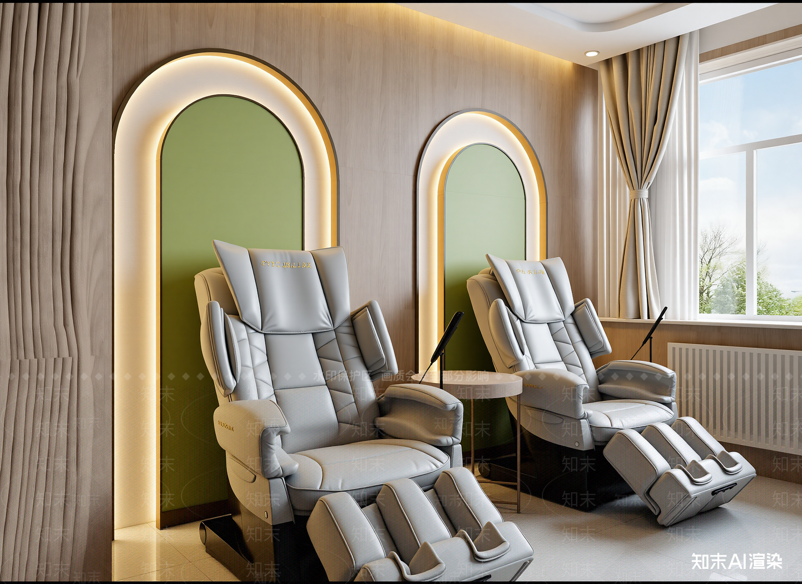 现代足浴店3D模型下载【ID:1214363470】