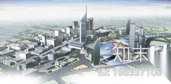 [天津]广场及道路地区规划设计方案cad施工图下载【ID:166537108】