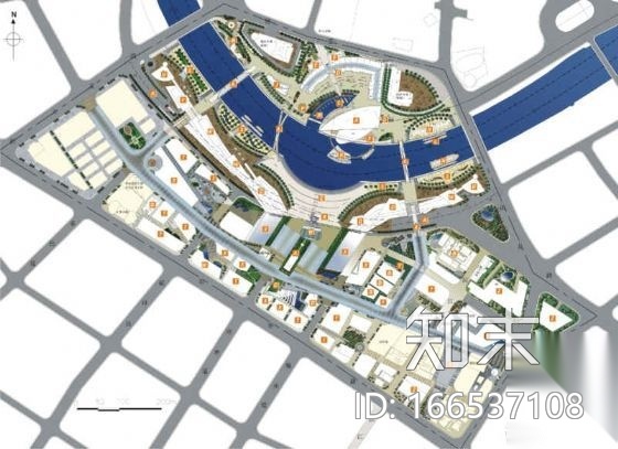[天津]广场及道路地区规划设计方案cad施工图下载【ID:166537108】