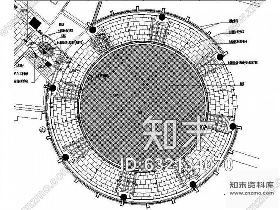 施工图花园酒店圆形游泳池装修图cad施工图下载【ID:632134070】