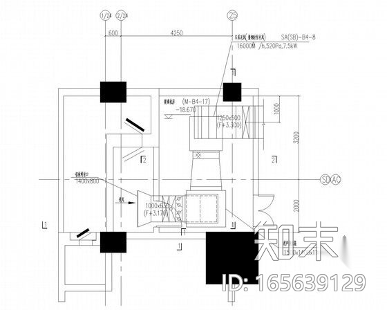 [上海]超高层大厦暖通空调通风排烟系统深化施工图（著名...cad施工图下载【ID:165639129】