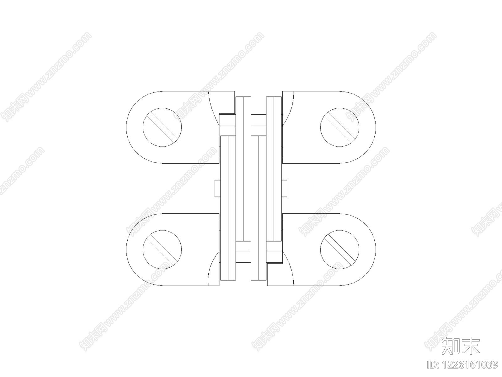 现代五金管件CAD图纸