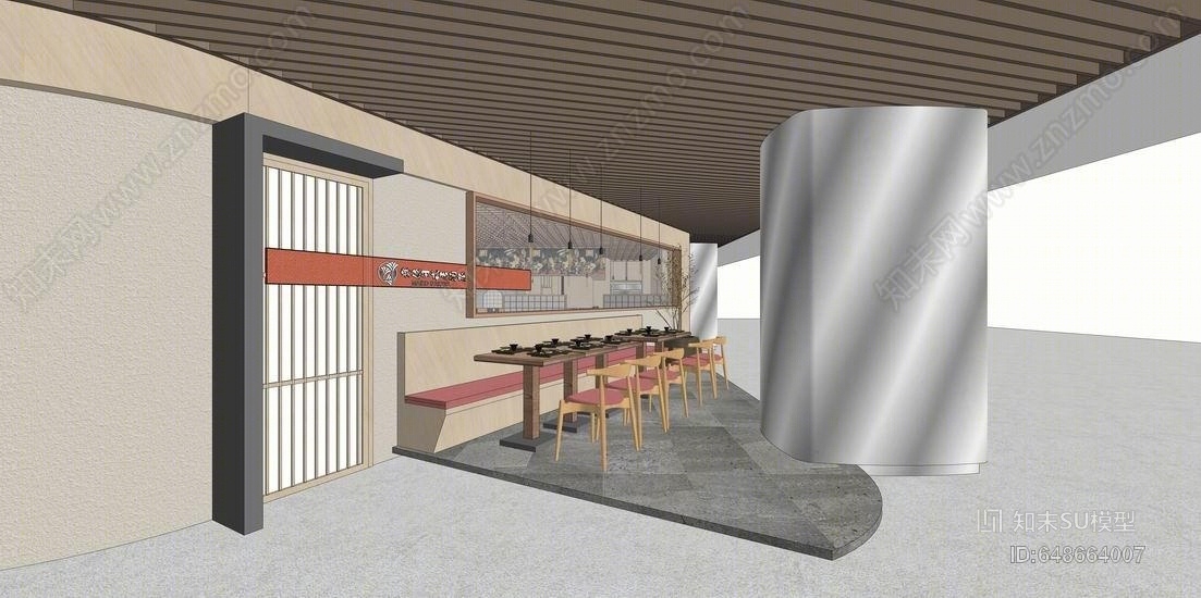 日式酒屋SU模型下载【ID:648664007】