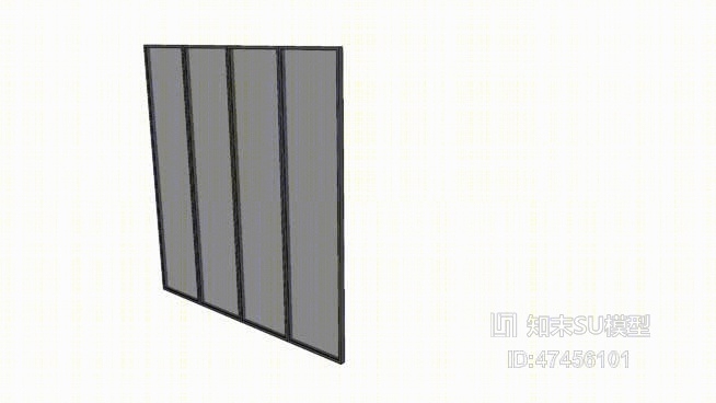 双开门SU模型下载【ID:118003994】