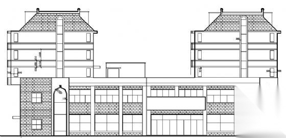 某五层商住楼建施图cad施工图下载【ID:149574155】