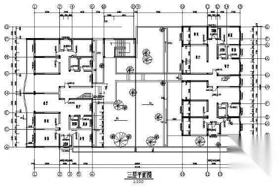 某五层商住楼建施图cad施工图下载【ID:149574155】