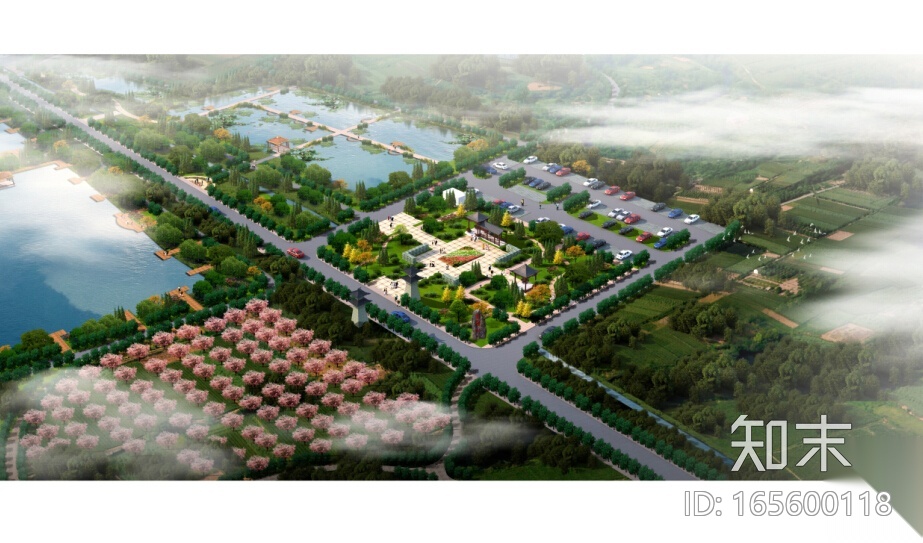 [安徽]美好乡村景观规划设计方案cad施工图下载【ID:165600118】