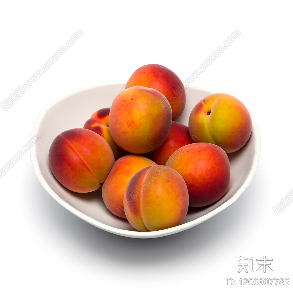 水果碗装饰摆件3D模型下载【ID:1206907785】