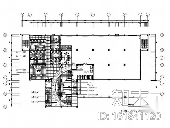[厦门]某办公空间设计图cad施工图下载【ID:161841120】