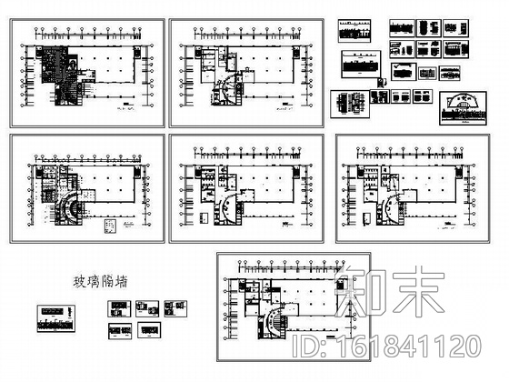 [厦门]某办公空间设计图cad施工图下载【ID:161841120】