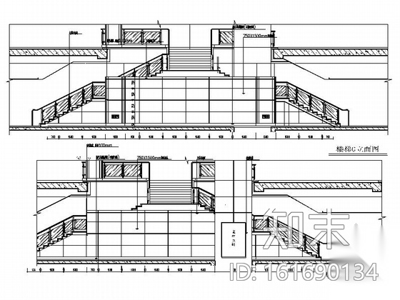 [湖南]现代城市轨道交通地铁车站公共区装修室内设计施工...cad施工图下载【ID:161690134】