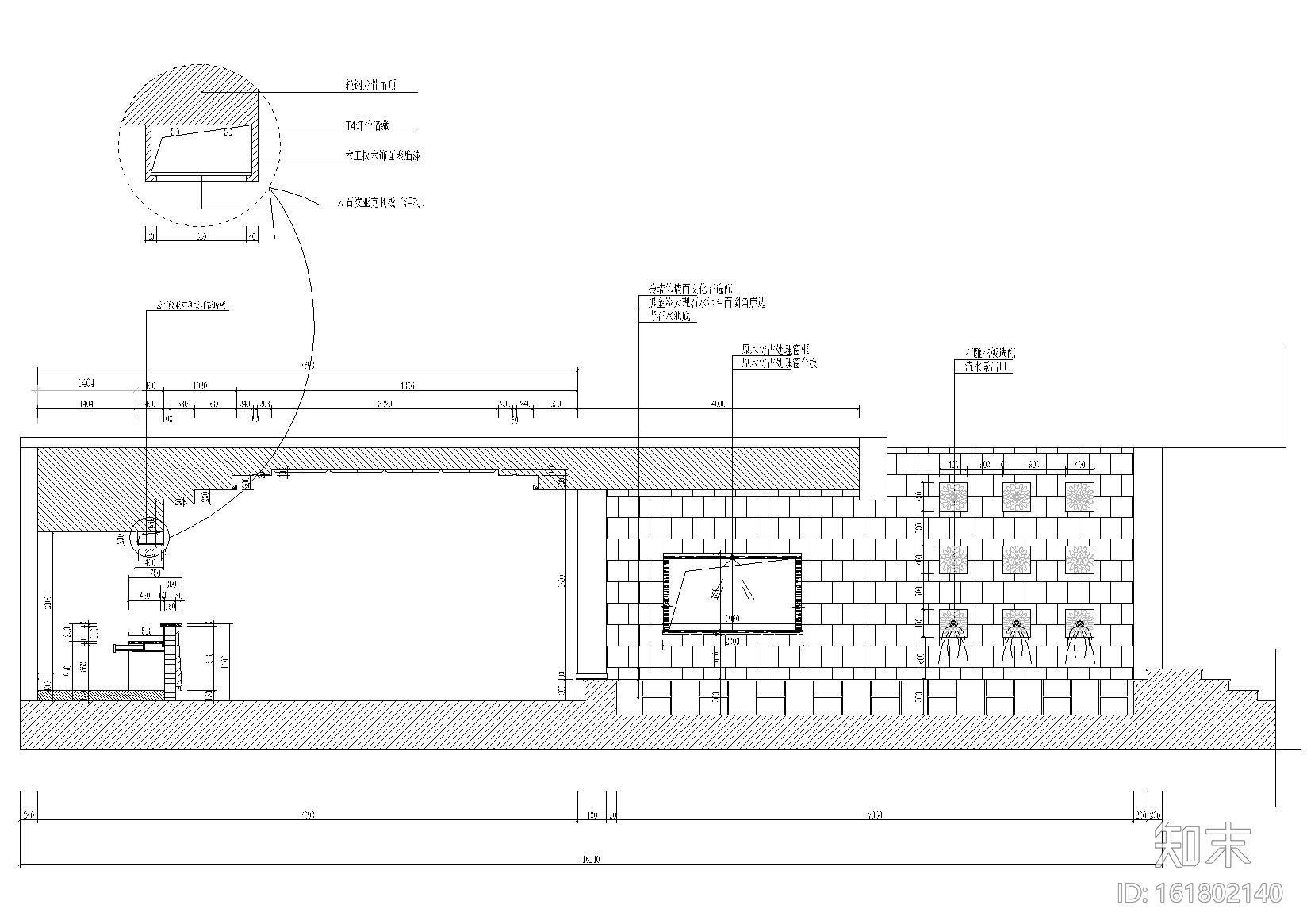 [广东]湛江足浴店室内设计施工图+效果图施工图下载【ID:161802140】