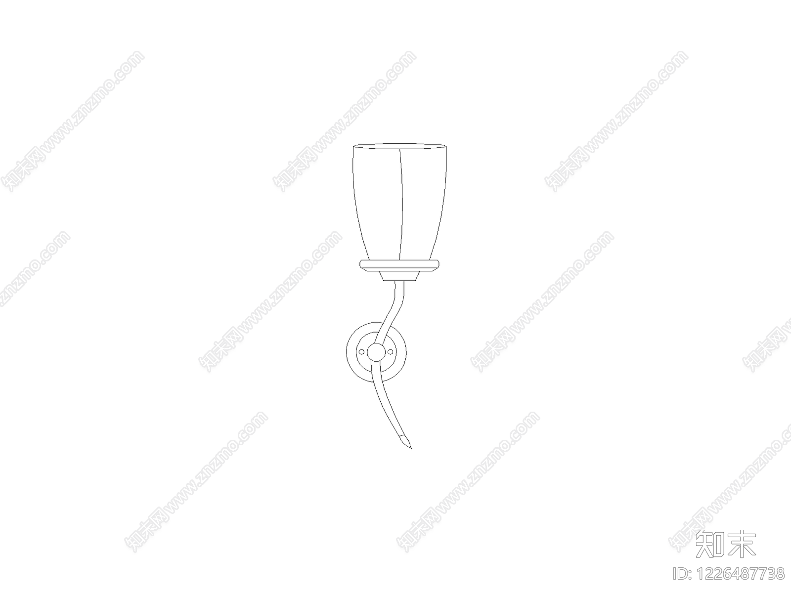 灯具图块cad施工图下载【ID:1226487738】