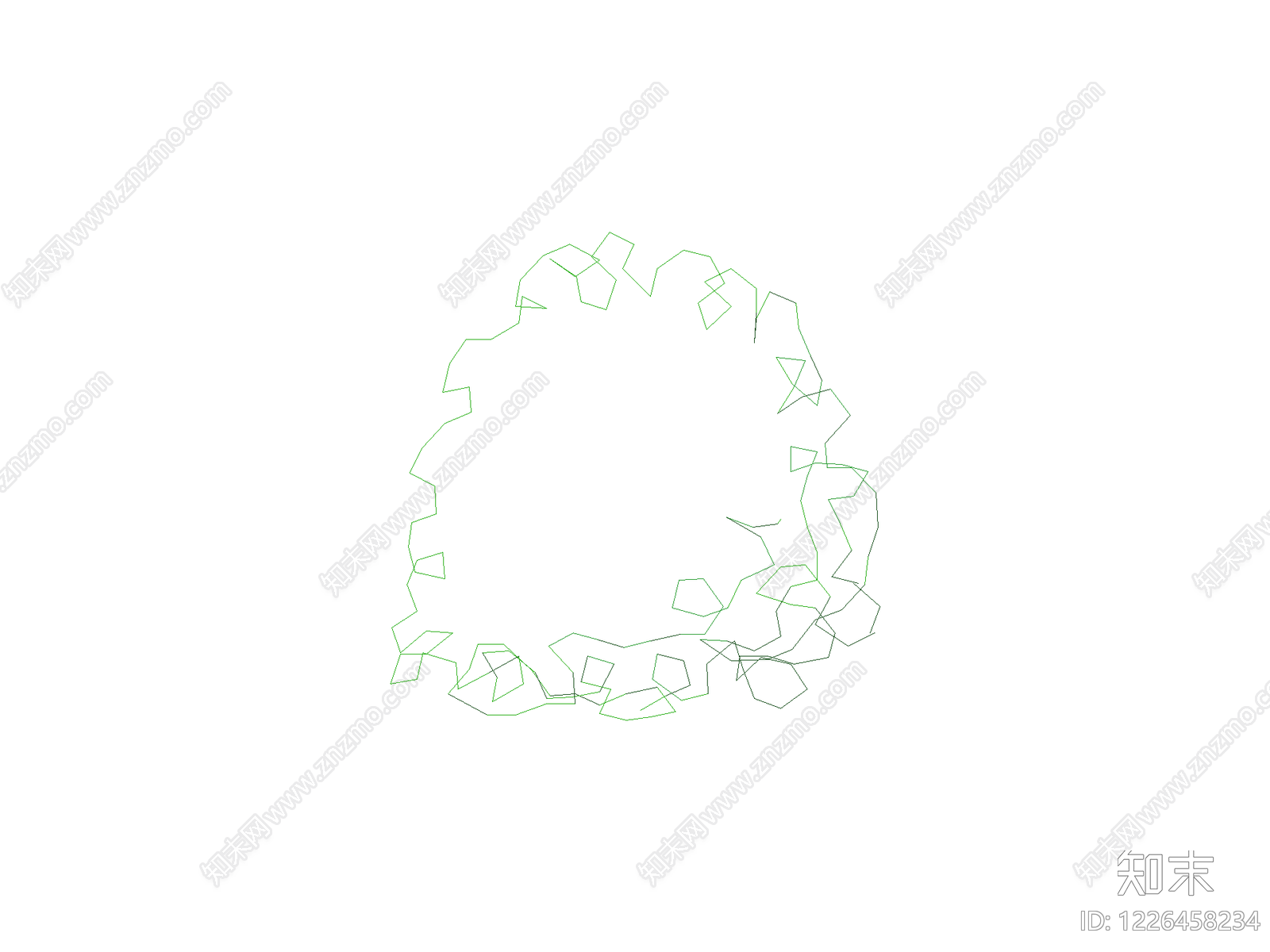灌木种植CAD图纸