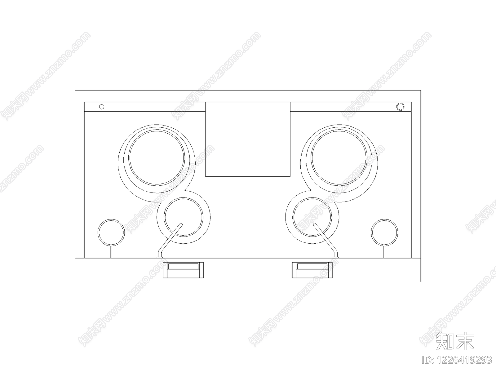 厨房设施cad施工图下载【ID:1226419293】