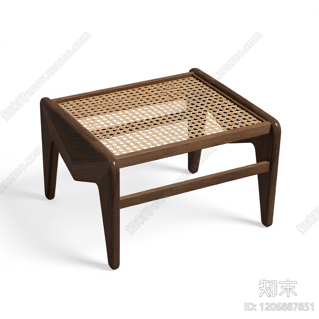 木质编织面茶几3D模型下载【ID:1206887851】