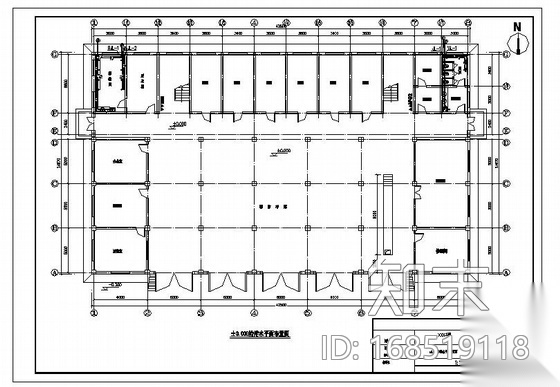某化工厂消防站给排水图纸及消防站配套器材表cad施工图下载【ID:168519118】
