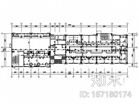 [江苏]典雅休闲花园式酒店附楼休息大厅室内施工图（含效...施工图下载【ID:167180174】