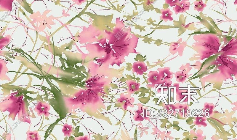 布纹-花布贴图下载【ID:932719226】
