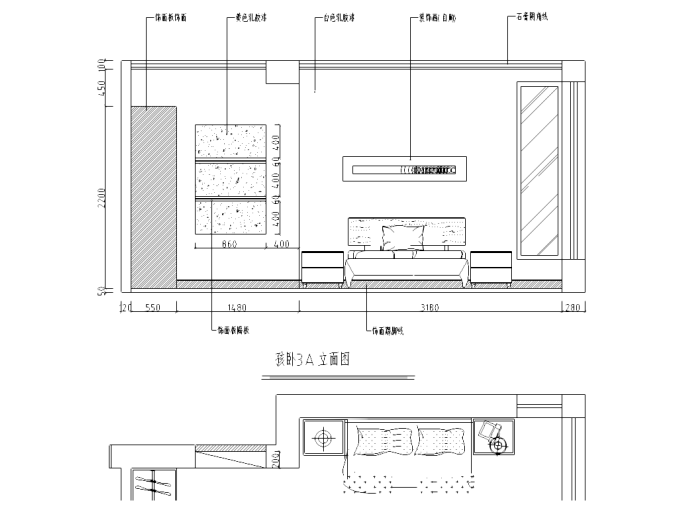 [海南]现代风格二层小别墅设计室内装修施工图cad施工图下载【ID:161700153】