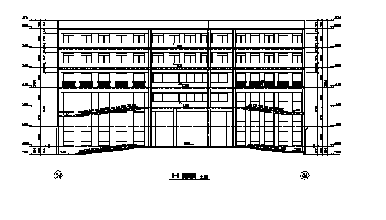 [江苏]某职业技术学院建筑施工图（多动能建筑图纸）施工图下载【ID:151562170】