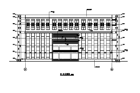 [江苏]某职业技术学院建筑施工图（多动能建筑图纸）施工图下载【ID:151562170】