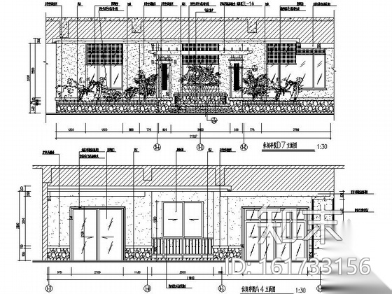 [江苏]欧式风情两层售楼处装修设计施工图cad施工图下载【ID:161733156】