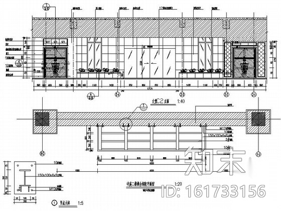 [江苏]欧式风情两层售楼处装修设计施工图cad施工图下载【ID:161733156】