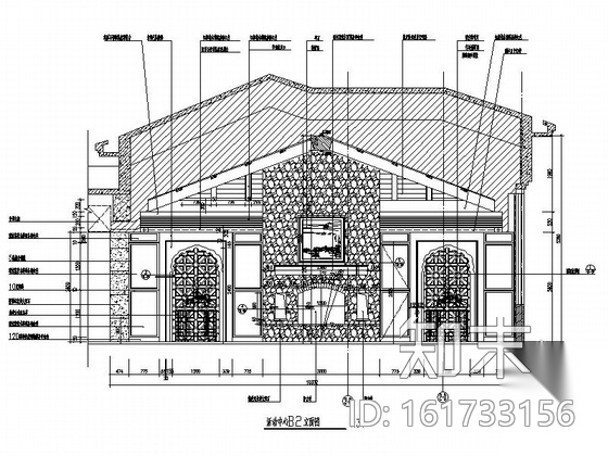 [江苏]欧式风情两层售楼处装修设计施工图cad施工图下载【ID:161733156】