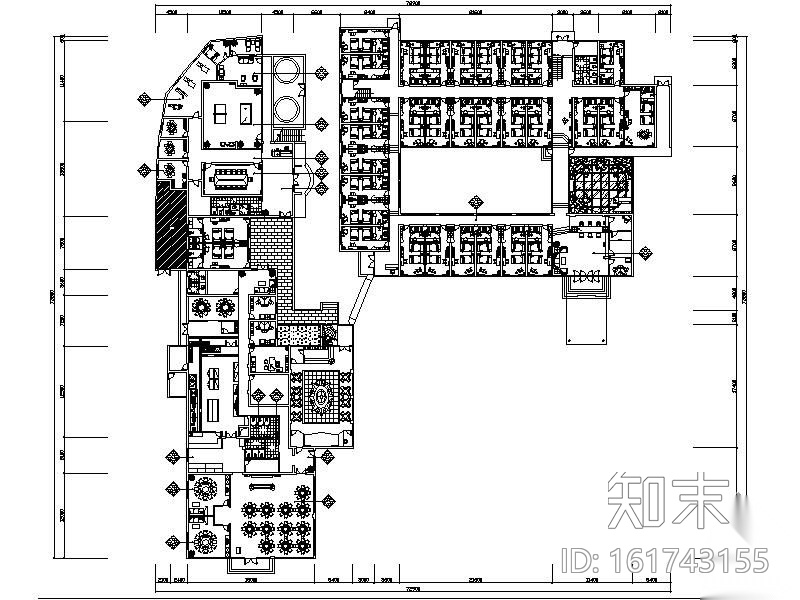 [浙江]某现代度假酒店装修图施工图下载【ID:161743155】
