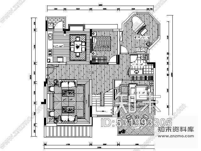 施工图深圳西欧风情双层别墅施工图含效果cad施工图下载【ID:531993305】