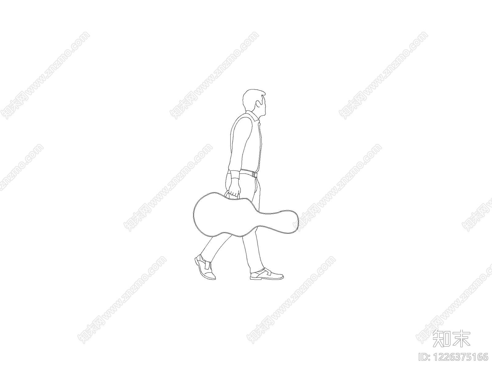 人物cad施工图下载【ID:1226375166】