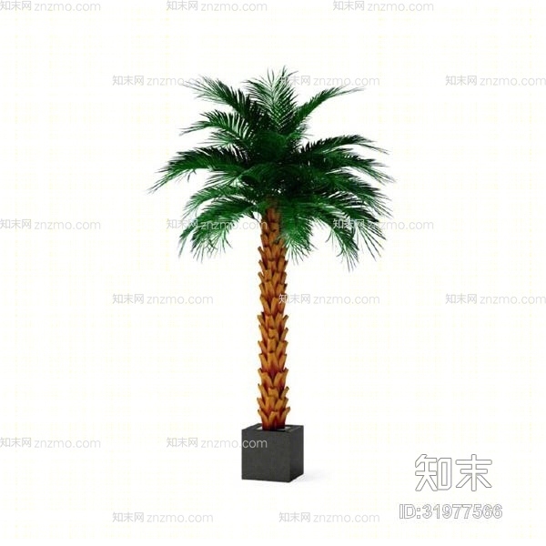 绿色树3D模型下载【ID:31977566】