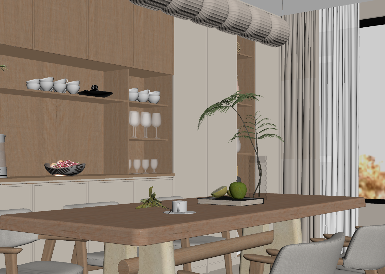 家居餐厅3D模型下载【ID:1214608314】