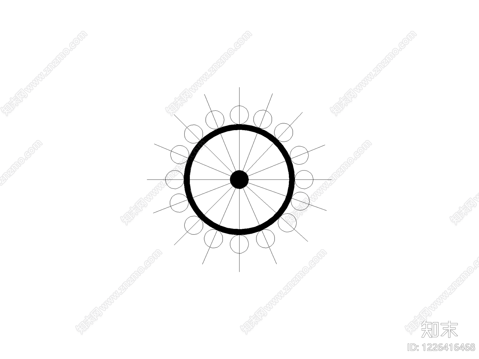 现代图库CAD图纸