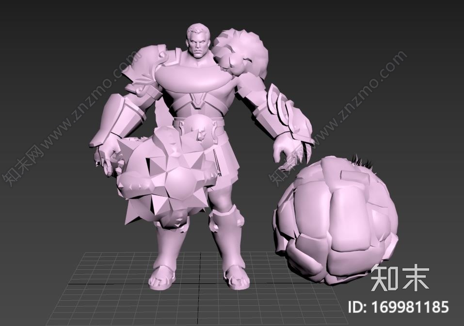 hercules_罗马冠军海格力斯3d打印模型下载【ID:169981185】