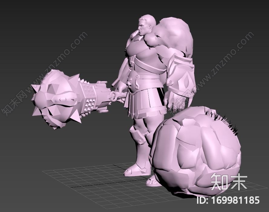 hercules_罗马冠军海格力斯3d打印模型下载【ID:169981185】