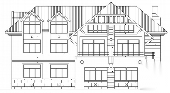 [青岛]某二层别墅建筑施工图施工图下载【ID:149916118】