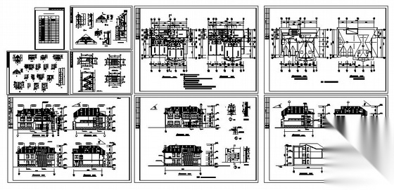 [青岛]某二层别墅建筑施工图施工图下载【ID:149916118】