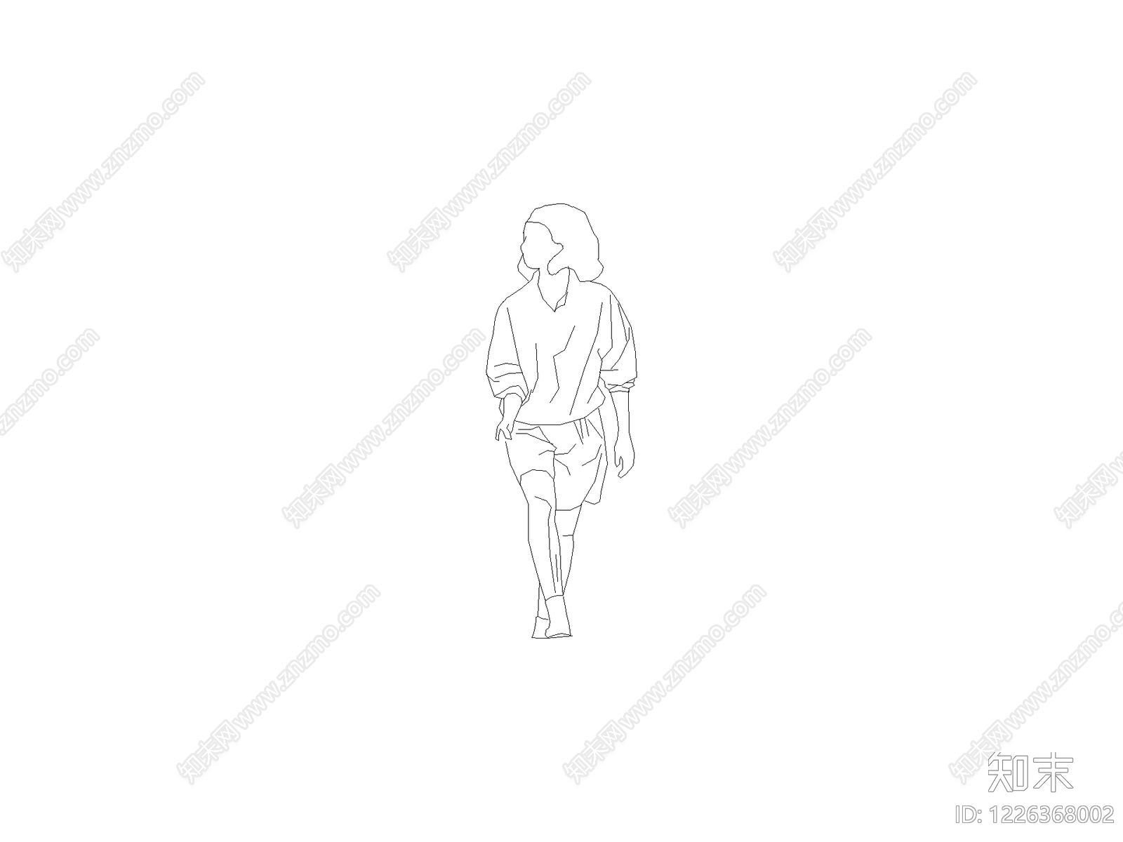 人物cad施工图下载【ID:1226368002】
