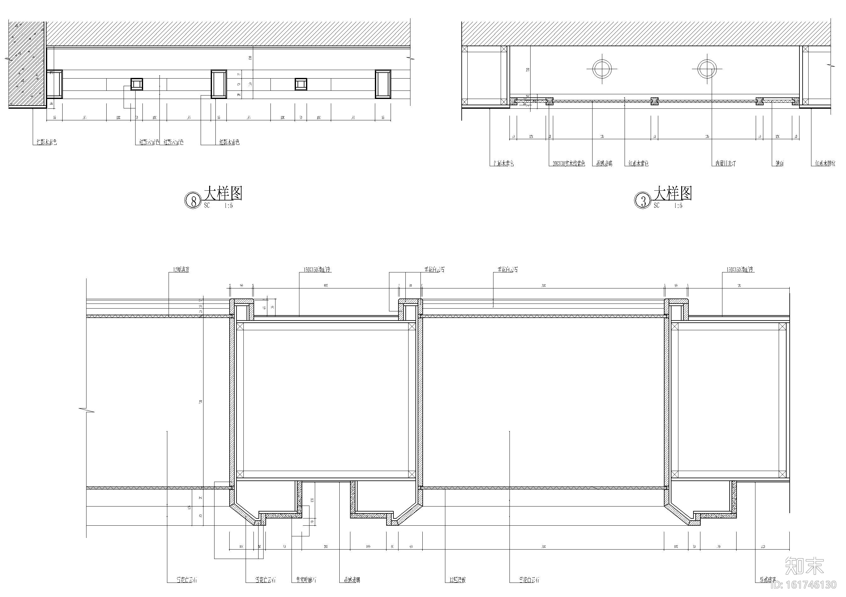 [江苏]某五星级酒店中餐厅施工图下载【ID:161746130】