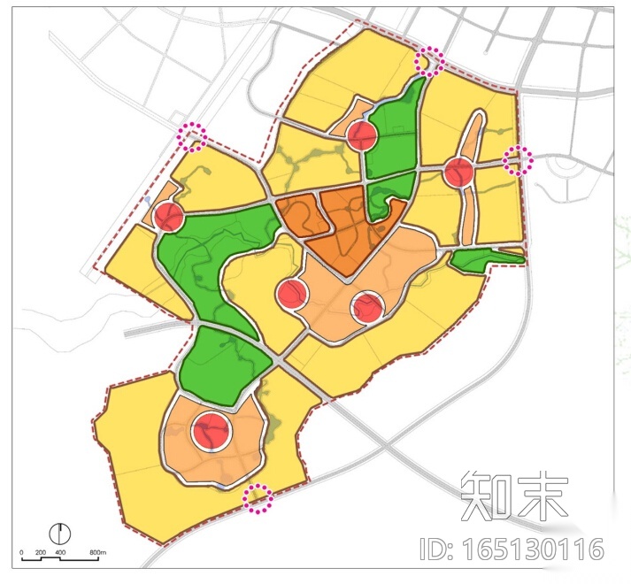 [云南]自然山林大学城景观规划方案施工图下载【ID:165130116】