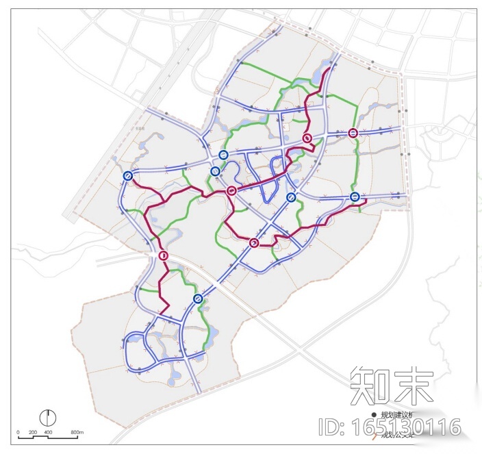 [云南]自然山林大学城景观规划方案施工图下载【ID:165130116】